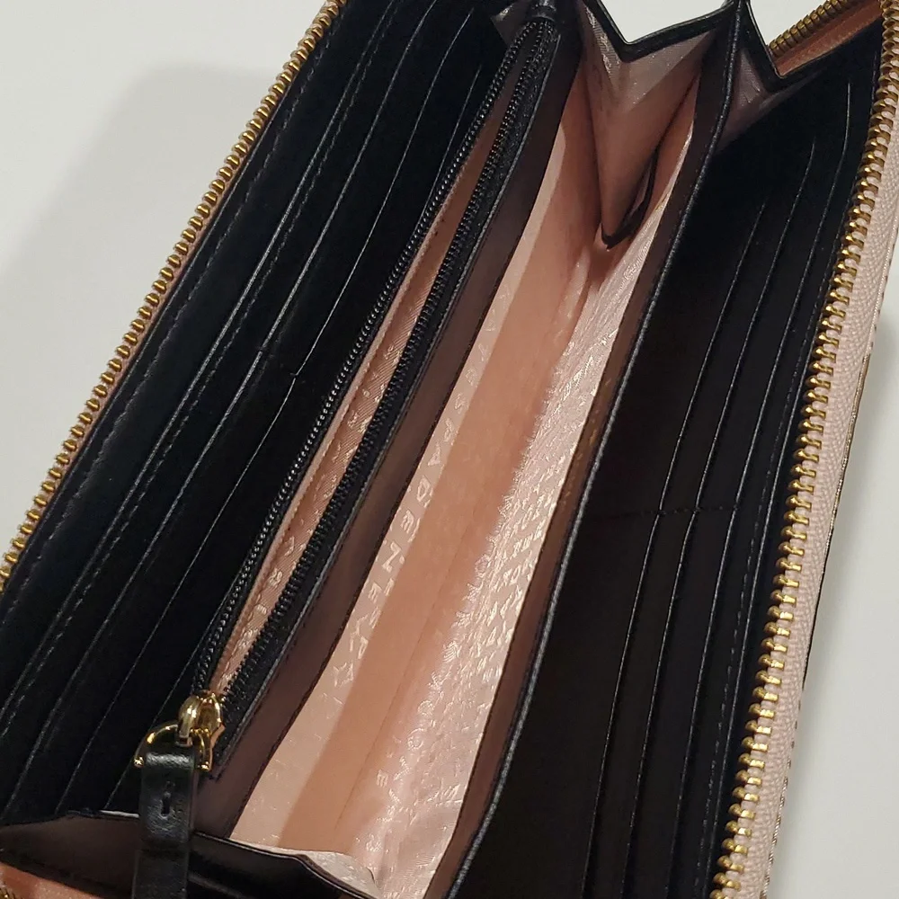 Like New kate spade New York Ellison Avenue Stacy Vinyl Pink Plaid Wallet
